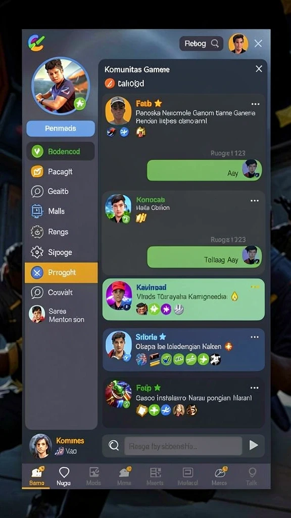 cadas138 - Tampilan menu utama yang intuitif dan menarik.
