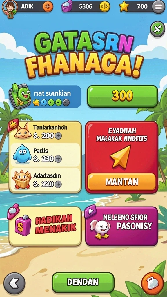 rprp777 - Screenshot dari antarmuka permainan yang menarik.